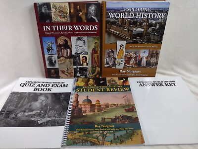 #ad Exploring World History by Notgrass Textbooks Student Review Quiz Answer 5 Bk $79.99