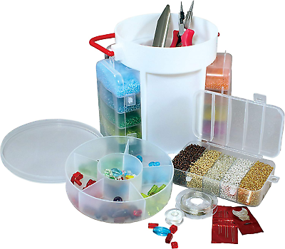 #ad The Beadsmith Bead Caddy Portable Bead Set w Jewelry Making Supplies. Include... $51.51