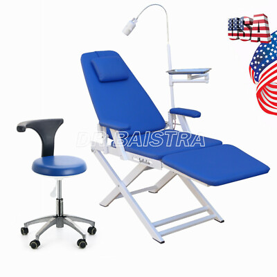 #ad Doctor Portable Assistant Stool Dental Unit Portable Folding Simple Chair USA $367.99