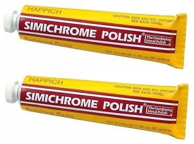 #ad SIMICHROME All Metal Polish 390050 50 Gram Tube 1.76 oz 2 Pack $25.48