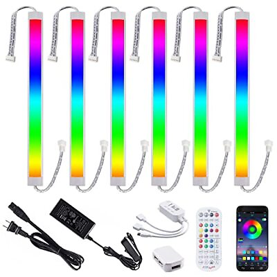 #ad LED Dimmable Under Cabinet Lights Hardwired Linkable Cabinet Assorted Colors $77.20