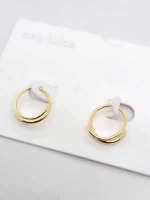 #ad Ana Luisa HARLEY Double Hoop Earrings $21.99