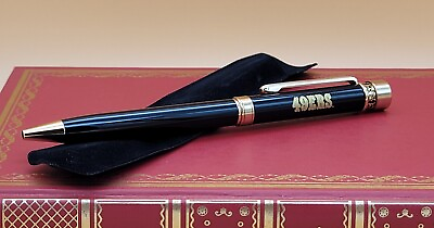 #ad SAN FRANCISCO 49ERS Vintage GOLD ORNATE Pen Rare Game Memorabilia W Slip Case $750.00