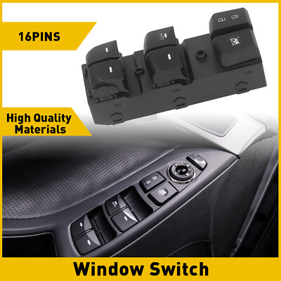 #ad Fits 2014 2015 2016 Hyundai Elantra Door Window Switch Panel Control Driver Side $18.99