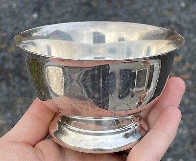 #ad Vintage Mid Century Modern Silver Plated FIFTH AVENUE SILVER CO Taunton MA Bowl $12.00