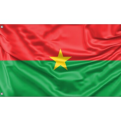 #ad Flag of Burkina Faso Unique Design 3x5 Ft 90x150 cm size EU Made $29.95