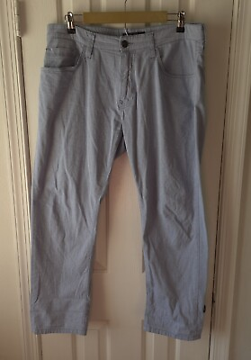 #ad Mavi Jeans Mens 36X32 Light Blue Straight Leg Stretch Denim Pants $22.99