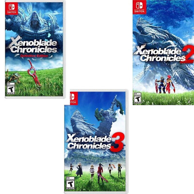 #ad Xenoblade Chronicles: Definitive Edition 2 amp; 3 Switch Brand New Bundle RPG $147.95