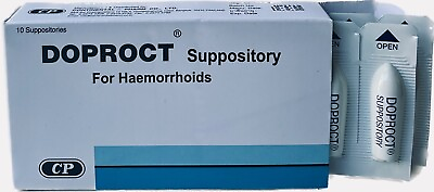 #ad Hemorrhoid treatment suppositories with Hydrocortisone Zinc Oxide. Ships USA. $21.95
