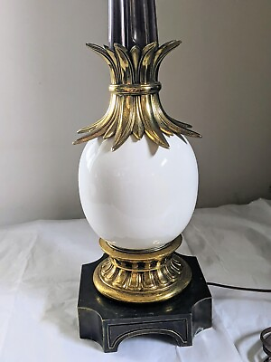 #ad Stiffel Lamp Ostrich Egg Hollywood Regency Mid Century Tall Large Art Deco $130.00