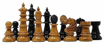 #ad Old Vienna Style Coffee House 1900 Reproduced 4.5quot; Distressed Antiqued Chessmen $339.21