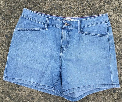 #ad Tommy Hilfiger Womens 8 Denim Jean Shorts Hipster A12 $17.15