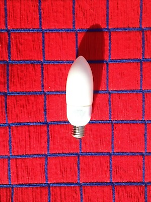 #ad NEW cfl 9w COMPACT fluorescent 120V light bulb 2700K white E26 torpedo flame CFL $5.98