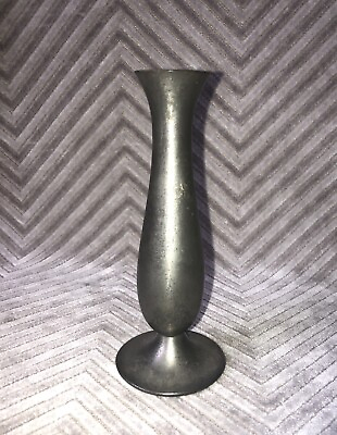#ad VTG: 1970’s DAALDEROP HOLLAND Pewter Small Footed Bud Vase 5.5quot; H $14.00