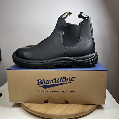 #ad Blundstone 179 Men’s Size 12 Work Series Steel Toe Leather Chelsea Boot Shoes $169.99
