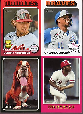 #ad 2024 Topps Heritage White Red Parallels amp; Inserts Complete Your Set You Pick $1.45