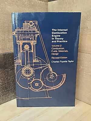 #ad Internal Combustion Engine in Theory and Practice Second Edition Revised... $15.95