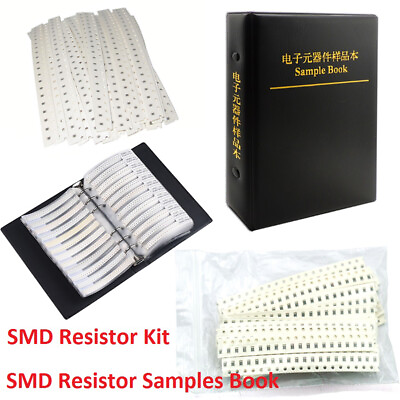 #ad Various Sizes SMD Resistor Assort Kit And Samples Book Assorted Kit Component $7.77