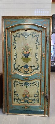 #ad Antique door with frame quot;HAND PAINTEDquot; beautiful $1500.00