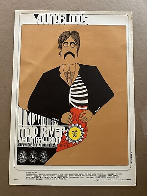 #ad YOUNGBLOODS POSTER 1967 AVALON FAMILY DOG FD91 Not Grateful Dead Vintage 1st $149.99