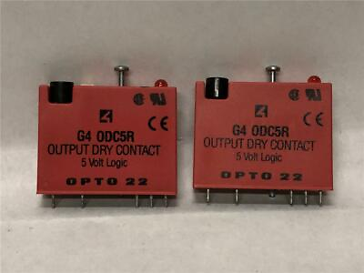 #ad Lot of 2 Opto 22 G4 ODC5R Output Dry Contact Module 5 Volt Logic G4 ODC5R $18.97