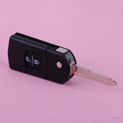 #ad Flip Key Shell Fit for MAZDA 3 5 6 Flip Remote Key Case 2 Button Fob zb $8.59