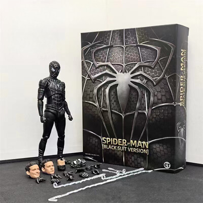 #ad In Stock！S.H.Figuarts SPIDER MAN: No Way Home Black Suit Action Figure CT Ver. $33.00