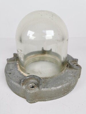 #ad Beck amp; Co London SW16 Industrial Lamp Light Cast Aluminium Glass Dome 803 1 2 GBP 49.99