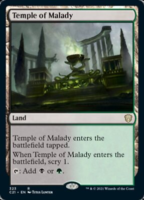 #ad Temple of Malady Commander 2021 Magic MTG $1.45