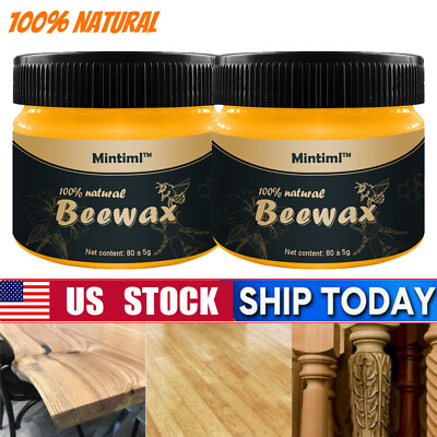 #ad Beeswax Furniture Polish Wood Seasoning Beewax Natural Wood Wax Traditional $8.55
