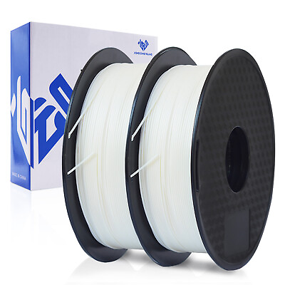 #ad 3D Printer Filament PLA Filament 2*1KG Spool Fit for Most FDM Printing PLA White $28.95