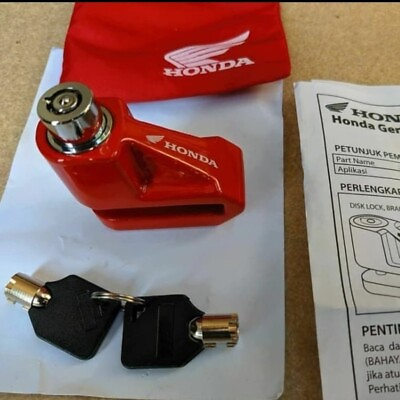 #ad Honda Motorcycle Disc Brake Lock Anti Theft Security Wheel Disc Lock NEW $15.00
