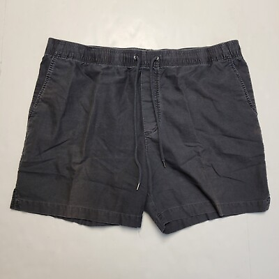 #ad Standard James Perse Men’s Shorts Dark Gray Chino Drawstring XL 4 ESTILO Cotton $40.00