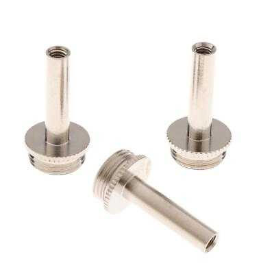 #ad 3 Pcs Electroplated trumpet type valve Piston Stems Repair Parts for Music $8.19
