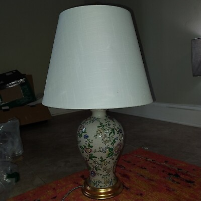 #ad JONATHAN Y JYL3009A Grace 24quot; Floral LED Table Lamp Classic Cottage Bedside Desk $46.00