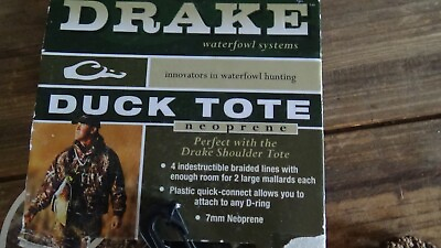 #ad DRAKE WATERFOWL HEAVY LOAD GAME TOTE NO HANDS DUCK GOOSE BIRD STRAP $9.99