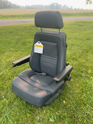 #ad NOS Recaro LEATHER seat. Truck Van style w armrests amp; lumbar LOCAL ONLY N.Y. $950.00