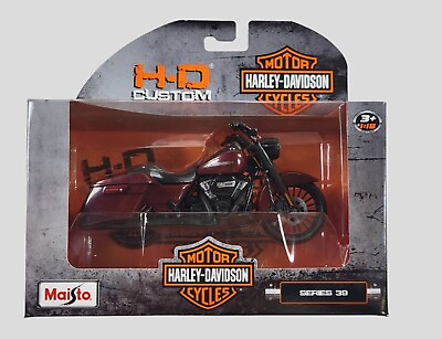 #ad MAISTO HARLEY DAVIDSON 2017 ROAD KING SPECIAL HD Red Motorcycle 1:18 Series 39 $13.99