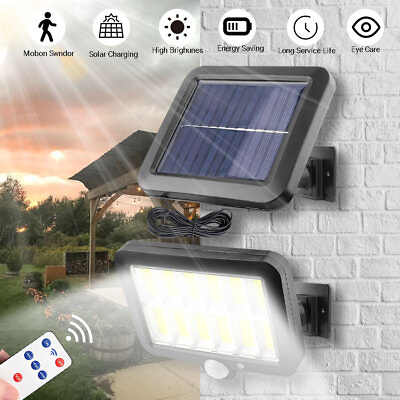 #ad #ad 120000LM Solar Power Wall Light PIR Motion Sensor Outdoor Garden Yard Flood Lamp $13.49