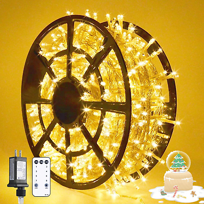 #ad 168FT 600 LED Christmas Lights Outdoor Waterproof 8 Modes Indoor Chris $44.69