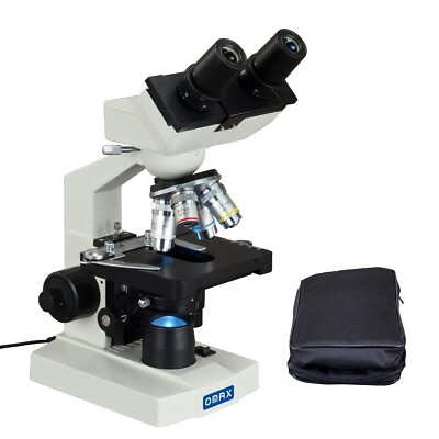 #ad 40X 2500X Binocular LED Compound Microscope Mechanical StageVinyl Carrying Case $248.99