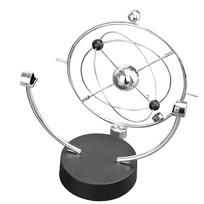 #ad Kinetic Orbital Revolving Gadget Perpetual Motion Desk Art Toy Office Decoration $11.94
