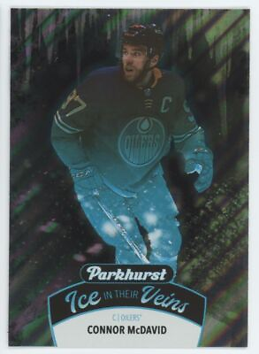#ad 2021 22 Parkhurst Ice in their Veins Connor McDavid Edmonton Oilers #IV 1 $2.42