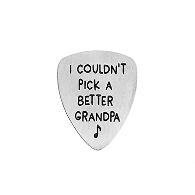 #ad I Couldn’t Pick A Better Grandpa Musical Guitar Pick Jewelry Gift for Grandpa $8.65