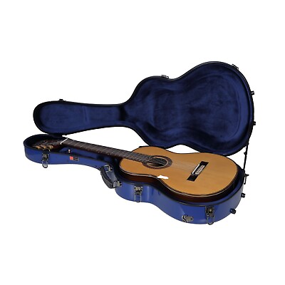 #ad Crossrock Fiberglass Classical Guitar Case 4 4 Full Size Acoustic Guitar Case $387.99