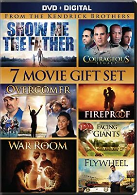 #ad New Faith 7 Films: Fireproof Flywheel Overcomer War Room 3 DVD Digital $33.00