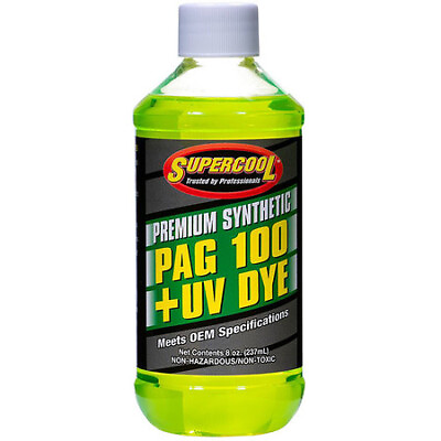 #ad Supercool P100 8D A C Compressor Pag Lubricant W Uv Dye Plastic Bottle $6.95