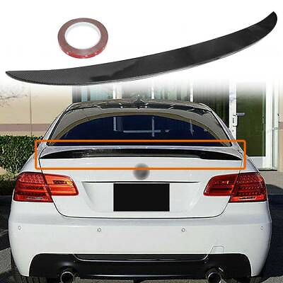 #ad Carbon Fiber Color Rear Trunk Lip Spoiler For 07 13 BMW E92 Coupe 328i 335i M3 $43.90