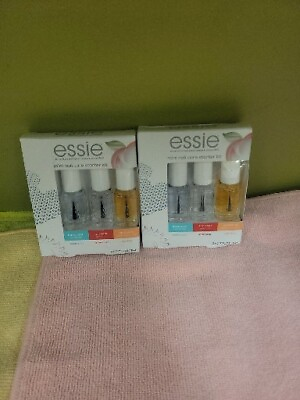 #ad 2x Essie Mini Nail Care 3 Color Starter Kit Box Wear New $13.67
