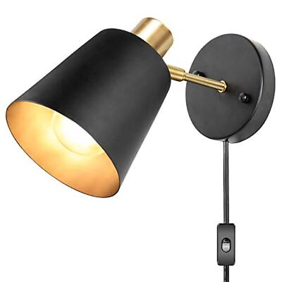 #ad Plug In Wall Sconces Wall Mounted Lamps With Plug In Cord Metal Vintage Industri $29.62